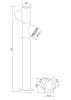 Ландшафтный светильник Arte Lamp Brooklyn (Брооклын) A2063PA-2BK
