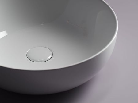 Раковина из сантехнического фарфора Ceramica Nova ELEMENT CN5024 40х40 накладная цвет белый без отверстий под смеситель