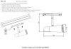 Трековый светодиодный светильник для магнитного шинопровода Crystal Lux Space (Спаце) CLT 0.33 006 12W BL-CH 4000K