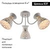 Люстра потолочная Reluce 01579-3.3-03 WH+FGD