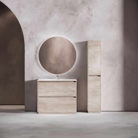 Тумба под раковину Sancos Libra Floor LB100FEG 100х50 напольная цвет коричневый