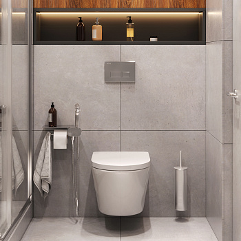 Унитаз подвесной Am.Pm Sense CK74H0403W белый с сиденьем микролифт безободковый каскадный смыв