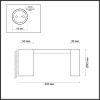 Уличный настенный светильник Odeon Light Tion (Тион) 6657/10WL