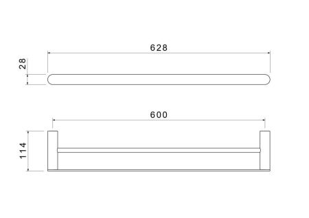 Полотенцедержатель Aquatek ЛИРА AQ4430CR