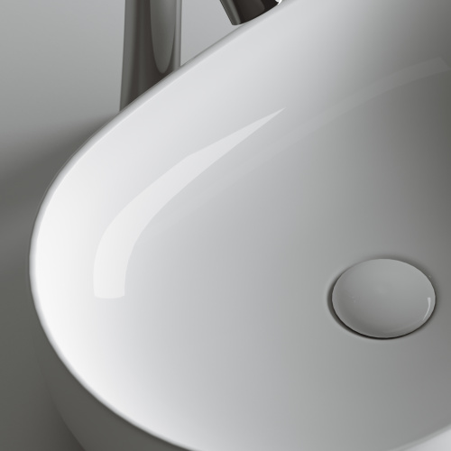 Раковина Ceramica Nova ELEMENT 60 см CN6047 накладная цвет белый - фото 5
