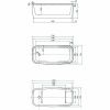 Ванна акриловая Allen Brau Infinity 2.21003.20 170х80 отдельностоящая овальная с ножками