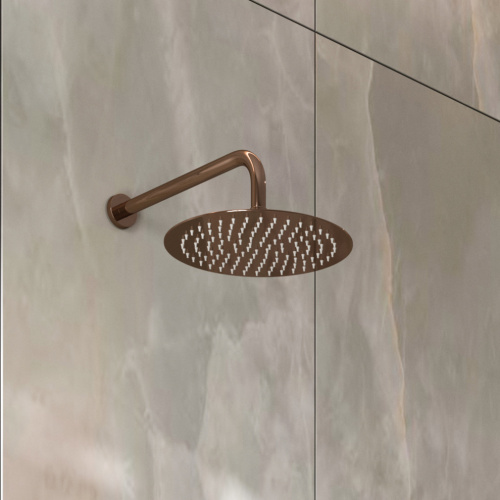 Верхний душ WasserKRAFT Asphe 7700 A331 розовое золото - фото 2