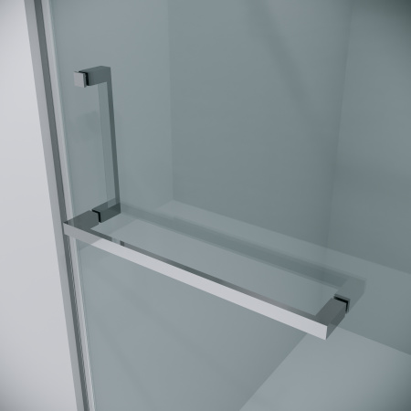 Душевая дверь Grossman Pragma 100.K33.03.110.10.00 110х195 стекло прозрачное профиль хром глянцевый