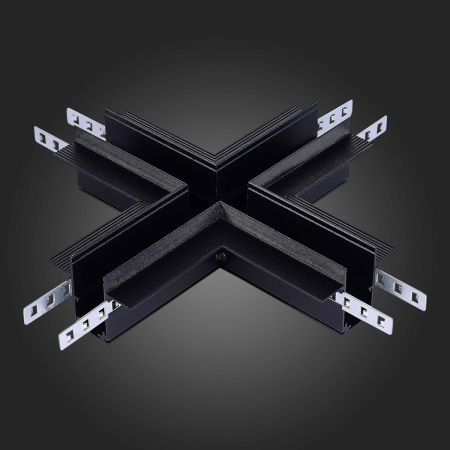 Коннектор X-образный для магнитного шинопровода ST Luce Skyline 48 (Скылине 48) ST007.400.12