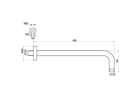Держатель для душа Aquatek AQ2176BG золото