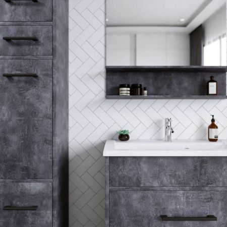 Зеркало с подсветкой Бриклаер Чили 4627125415173 80х90 подвесное