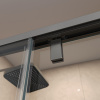 Душевая дверь BelBagno SOFT CLOSE-1 SOFT_CLOSE-1-BF-1-110-C-GM 110х200 стекло прозрачное профиль оружейная сталь
