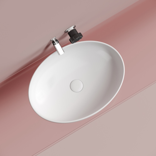 Раковина Ceramica Nova ELEMENT 50 см CN6056MW накладная цвет белый матовый - фото 5