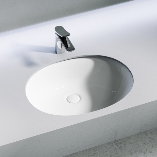 Раковина Ceramica Nova ELEMENT 52 см CN6076 встраиваемая цвет белый - фото 2