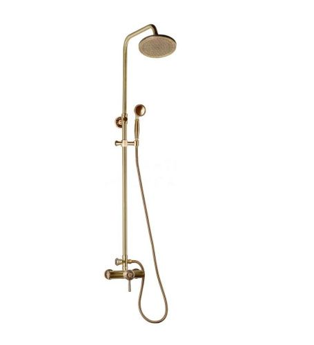 Душевая стойка Bronze de Luxe 10118/1R настенная цвет бронза - фото 2