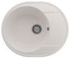 Кухонная мойка Ulgran Quartz Nora 585-01 60х50 цвет белый поверхность матовая