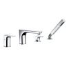 Смеситель Wasserkraft Salm 2700 2755 на борт ванны хром