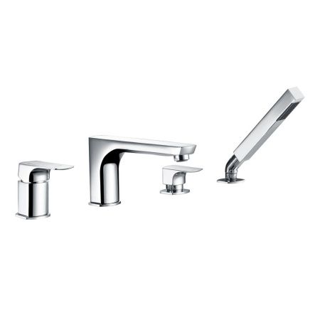 Смеситель Wasserkraft Salm 2700 2755 на борт ванны хром