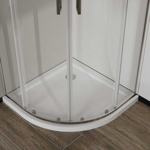Душевой уголок Vincea City VSQ-5CT900CL 90х90 стекло прозрачное профиль хром глянцевый - фото 3