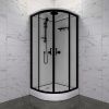 Душевая кабина Тритон Прайм-Блэк Щ0000071582 90х90 четверть круга с крышей ориентация универсальная