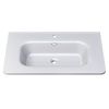 Раковина керамическая Uperwood Monica RMonica80wg 80х50 полувстраиваемая цвет белый