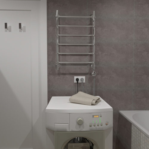 Полотенцесушитель Маргроид Вид 8 08-8050-257R 55х87 электрический хром - фото 2