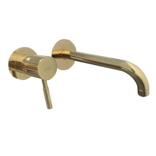 Смеситель для раковины Webert Rimini RI830606010 встраиваемый в стену золото - фото 2