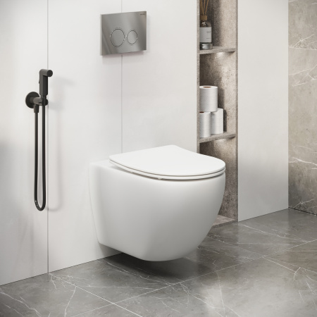 Инсталляция + кнопка смыва + унитаз Grossman Galaxy 97.4411S.01.100