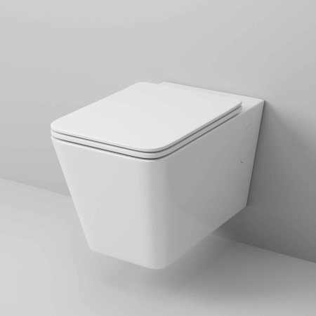 Унитаз подвесной Grossman Санфаянс GR-4414S белый глянцевый с сиденьем микролифт безободковый каскадный смыв