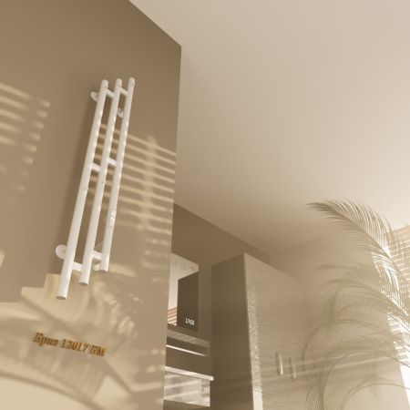 Полотенцесушитель электрический Altasan Бриз Бриз12017БМ 15х120 белый