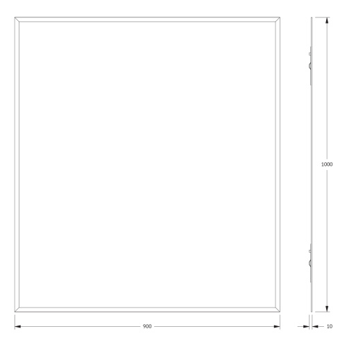 Зеркало в ванную Evoform Comfort BY 0935 90х100 - фото 2