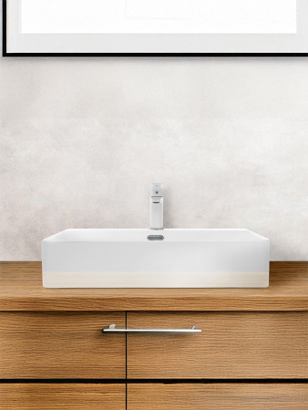 Раковина из сантехнического фаянса WeltWasser WW SK 10000004641 40 см накладная цвет белый