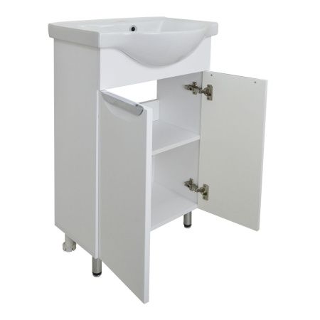Тумба с раковиной Azario Стиль CS00070391 50х30 напольная цвет белый