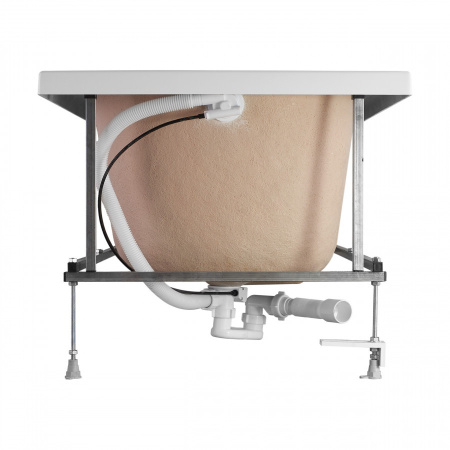 Ванна акриловая Santek Каледония 1WH302388 160х75 пристенная прямоугольная без каркаса