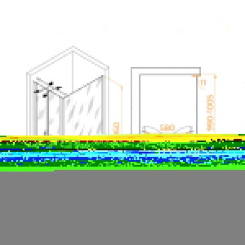 Душевой уголок RGW Passage 060814470-011 100х70 стекло прозрачное профиль хром без поддона - фото 2