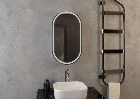 Зеркало-шкаф Continent Elmage White МВК047 50х80 подвесной цвет белый