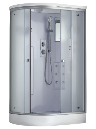 Душевая кабина Timo Standart T-5502R Г/М 120х85 асимметричная с крышей ориентация правая