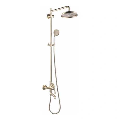 Душевая стойка Rose R0236Q настенная цвет бронза - фото 2