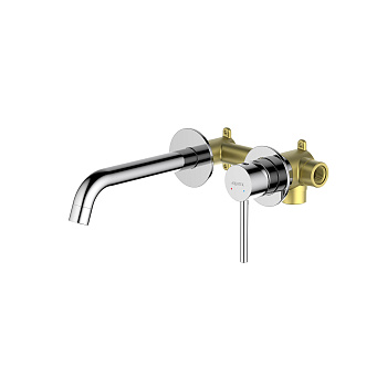 Смеситель Aquatek ЕВРОПА AQ1313CR встраиваемый в стену хром без термостата