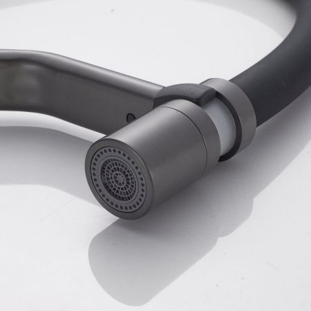 Смеситель для кухни Shevanik S343T-3 на мойку оружейная сталь