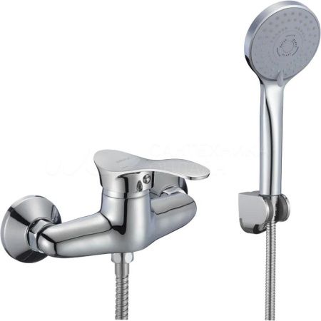 Смеситель для ванны и душа Savol S-T3006 настенный хром