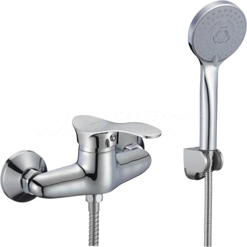 Смеситель для ванны и душа Savol S-T3006 настенный хром - фото 2