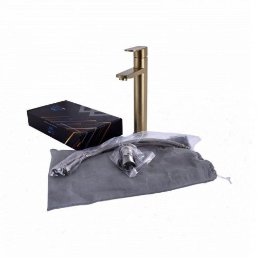 Смеситель для раковины Fashun A51220-21 на столешницу бронза - фото 4