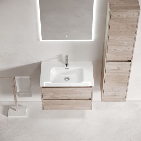 Тумба под раковину Sancos Libra LB70EG 70х50 подвесная цвет коричневый