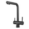 Смеситель для кухни Shevanik S468H на мойку черный