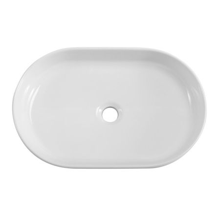 Раковина керамическая Cezares CZR-6594 60х40 накладная цвет белый без отверстий под смеситель