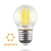 Лампа светодиодная Voltega Globe E27 9W Graphene (Шар E27 9Вт графен) 7138