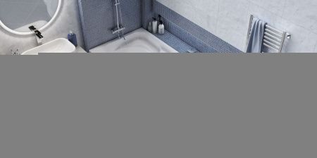 Ванна акриловая 1MarKa DIANA 01ди1610л 160х100 пристенная асимметричная без каркаса