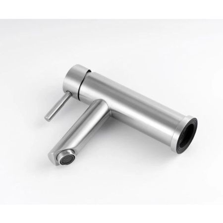 Смеситель Knotlor STREAMLINE SS-04 на раковину нержавеющая сталь