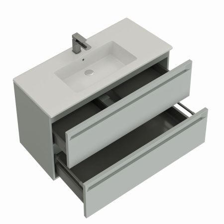 Тумба под раковину Allen Brau Eclipse 2.0 1.E1002.PWM 2.0 80х50 подвесная цвет серый